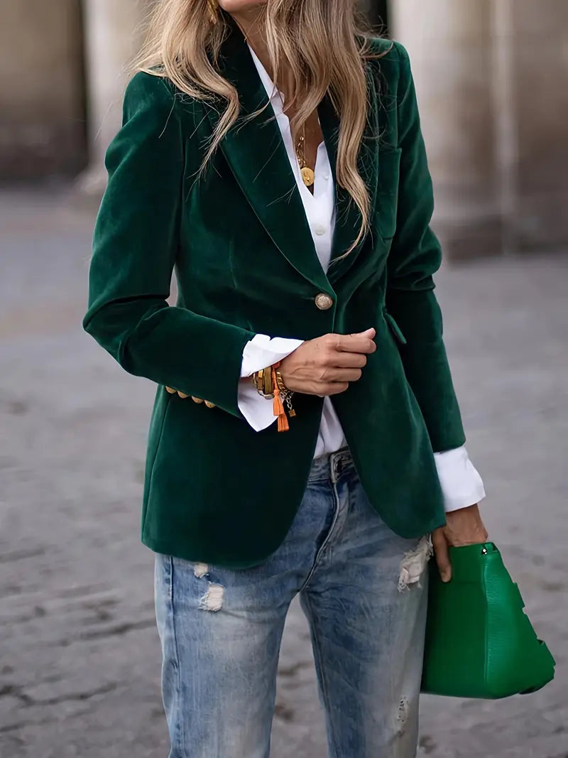Blazer for Women | Single Button Tailored