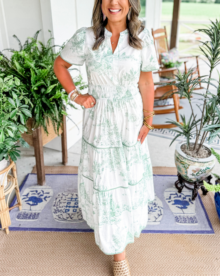 Women’s Dress | Classic Toile Maxi