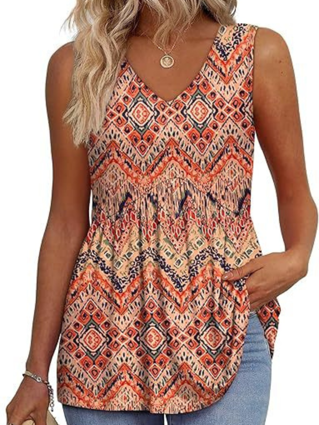Women’s Top | Sleeveless V-Neck