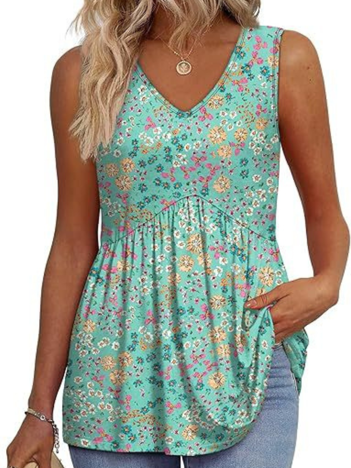 Women’s Top | Sleeveless V-Neck