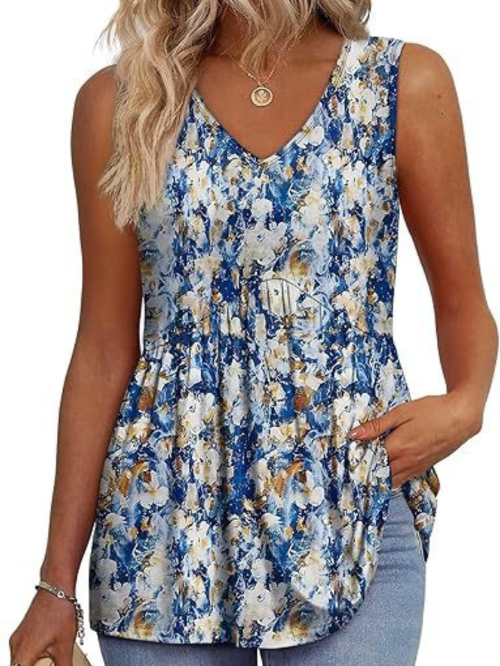Women’s Top | Sleeveless V-Neck
