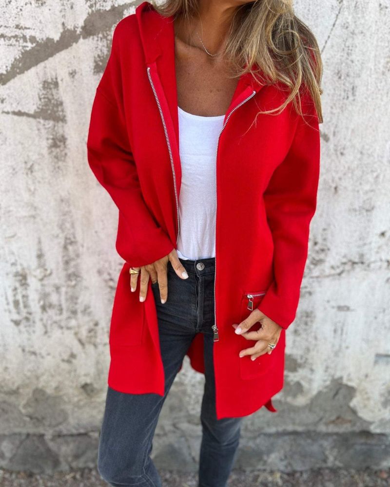 Women’s Cardigan | Hooded Long Sleeve