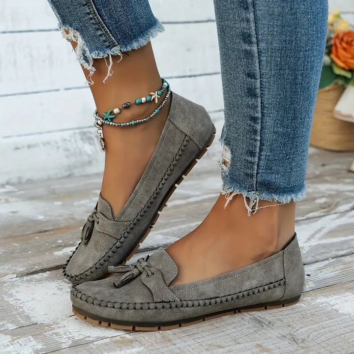 Loafers For Women | Tassel Closed Toe