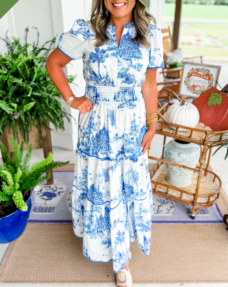 Women’s Dress | Classic Toile Maxi