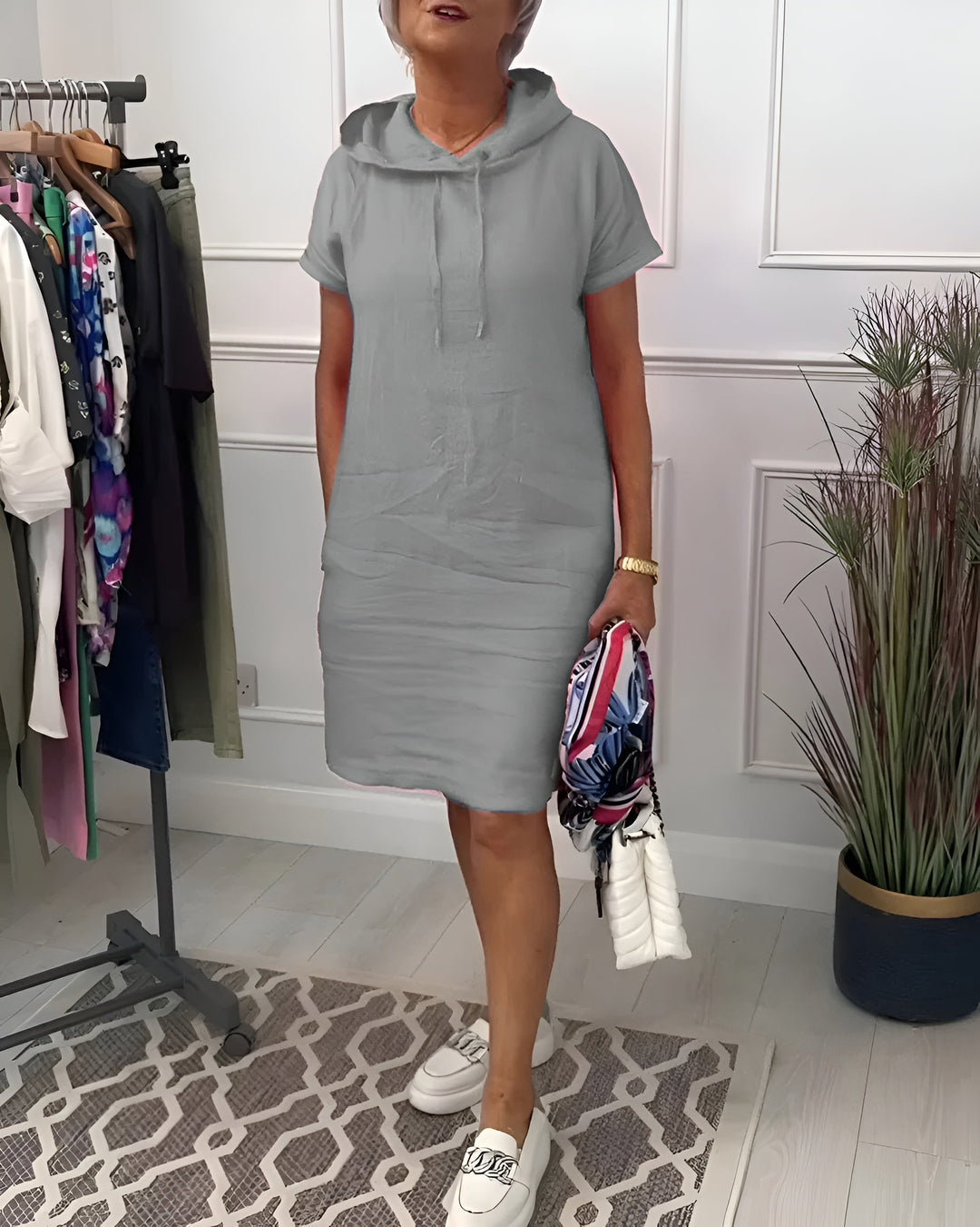 Women’s Dress | Hooded Short Sleeve