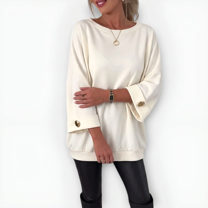 Women’s Sweater | Oversized Three-Quarter Sleeve