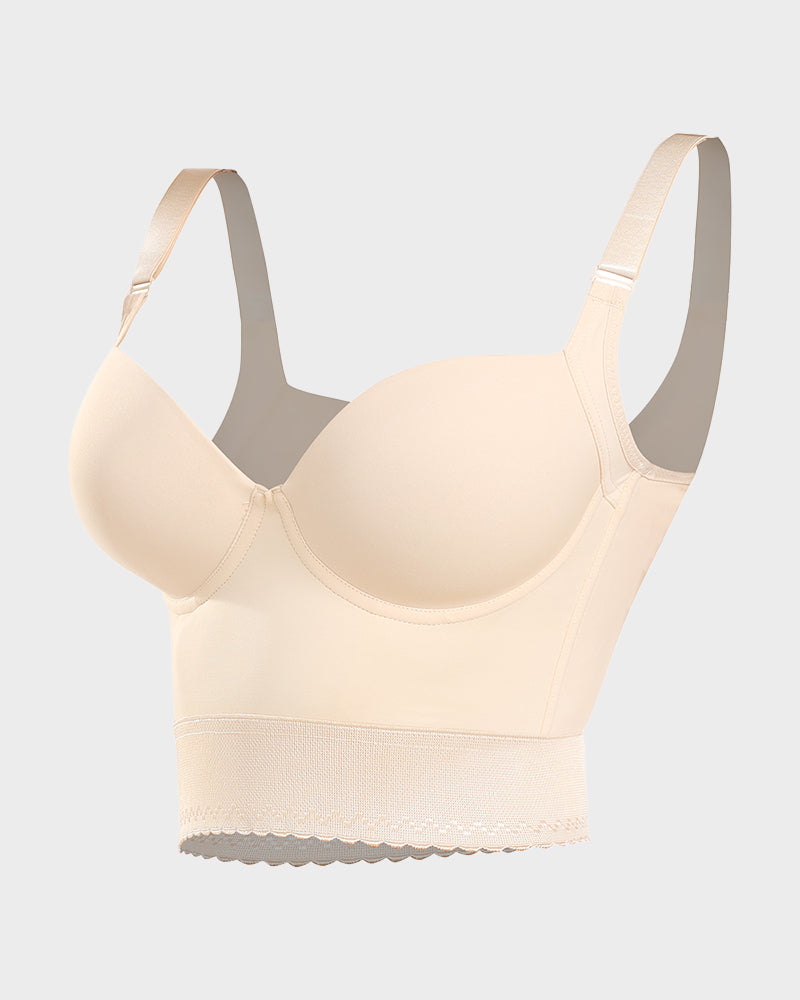 Push Up Bra for Women | Longline Padded Support Bra