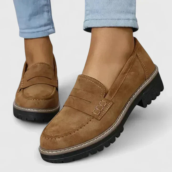 Loafers For Women | Lug Sole Closed Toe