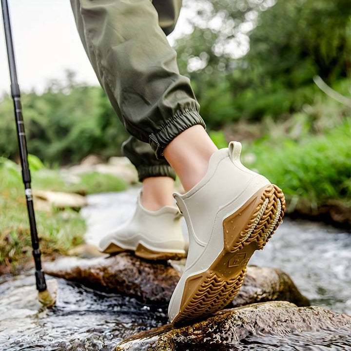 Boots for Women | Slip-On Ankle Style with Rounded Toe